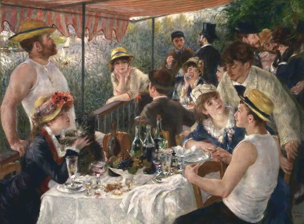 Luncheon of the Boating Party (1881) By Pierre-Auguste Renoir