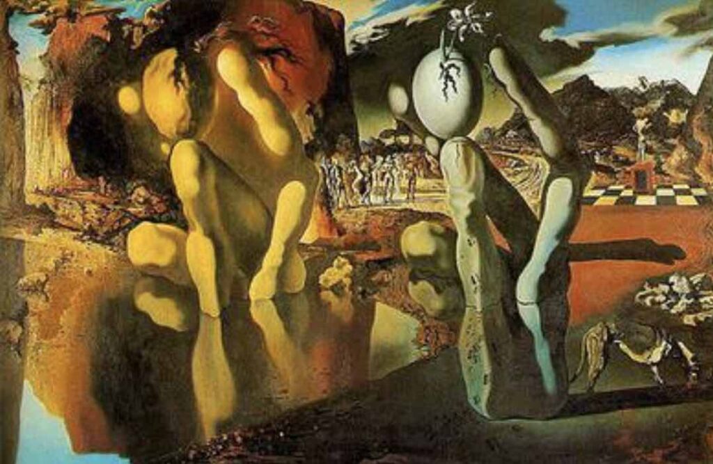 Metamorphosis of Narcissus (1937) By Salvador Dali