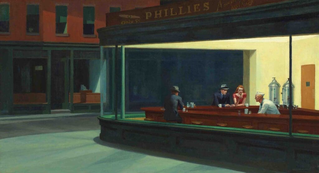 Nighthawks (1942) By Edward Hopper