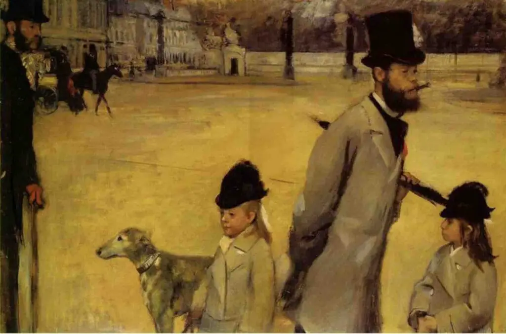 Place de la Concorde (1875) By Edgar Degas