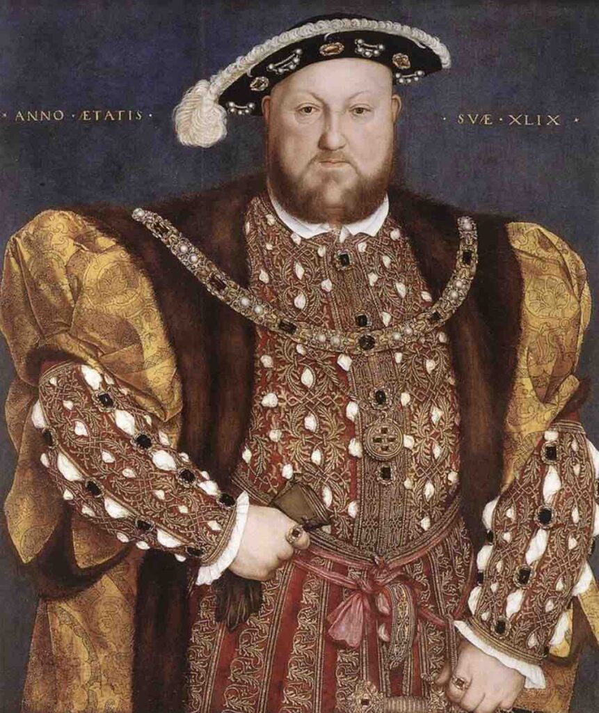 Portrait of Henry VIII By Hans Holbein the Younger