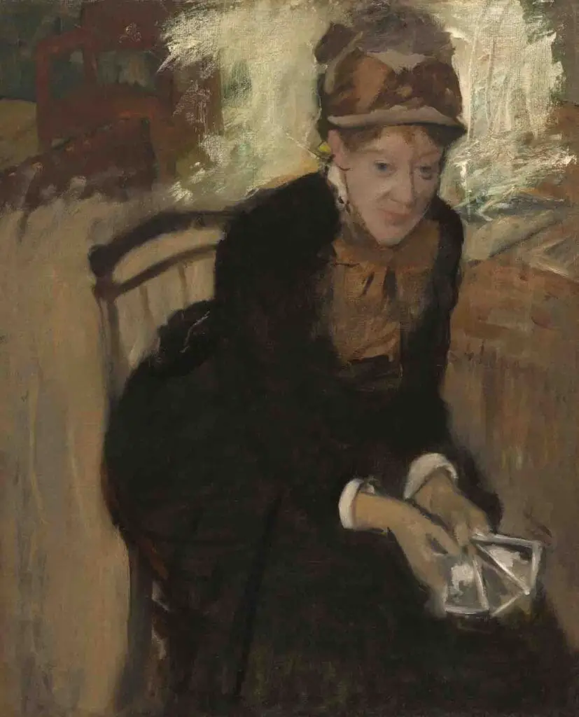 Portrait of Mary Cassatt (1880-1884) By Edgar Degas