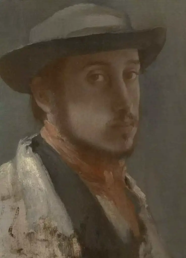 Self Portrait (1857-1858) By Edgar Degas