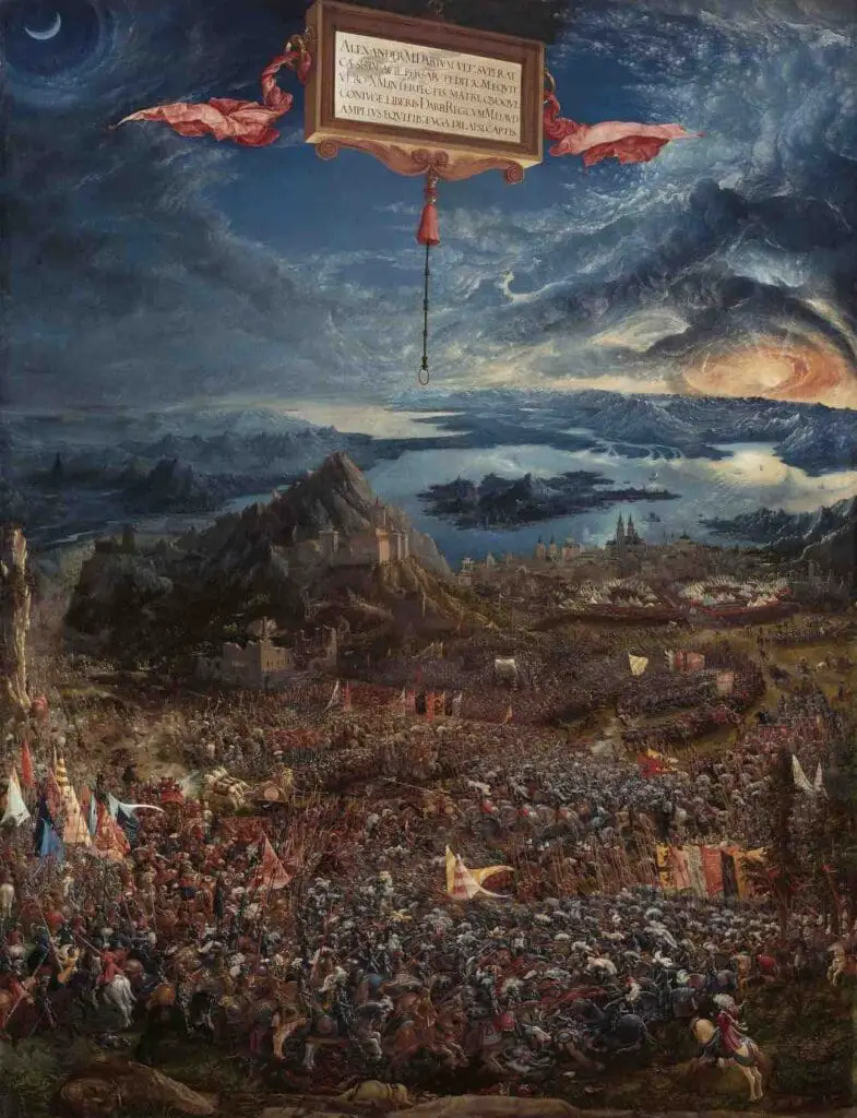 The Battle of Alexander at Issus (1529) By Albrecht Altdorfer