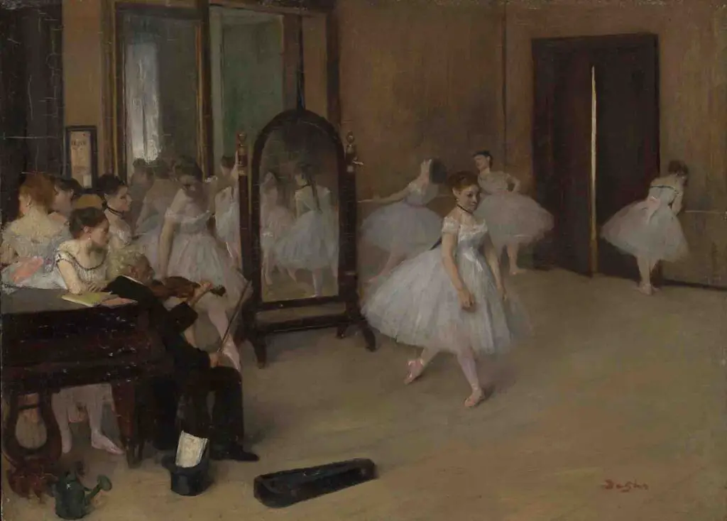 The Dancing Class (1870) By Edgar Degas