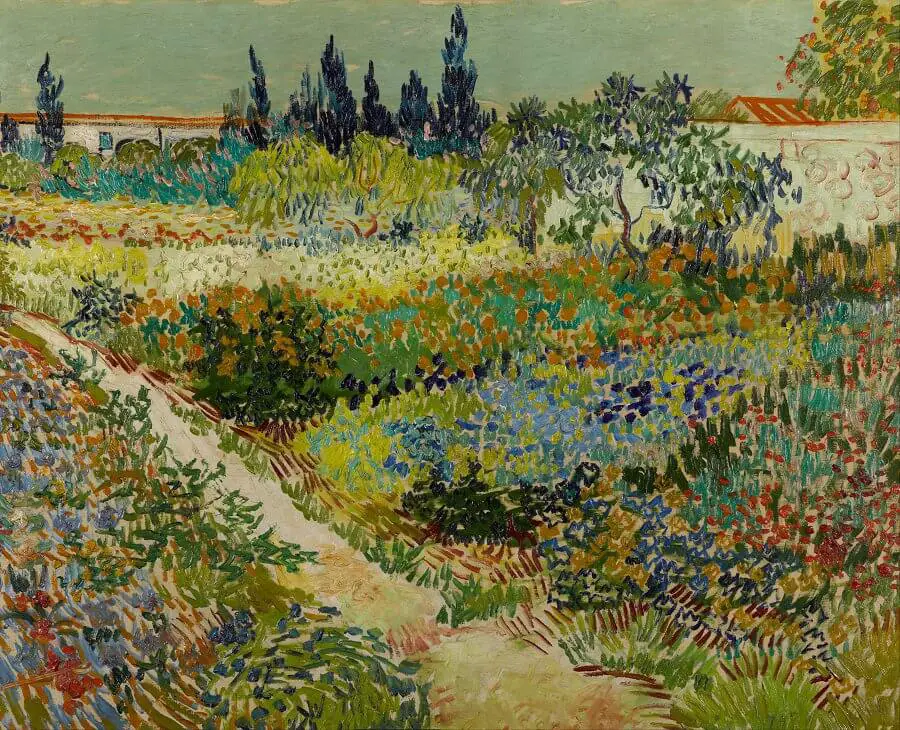 The Garden At Arles By Vincent Van Gogh