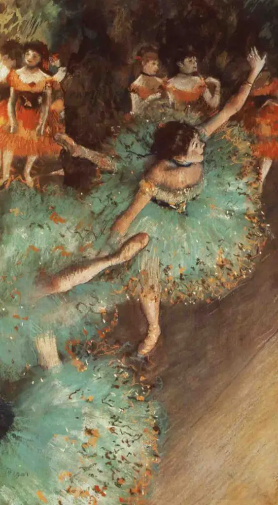 The Green Dancer (1879) By Edgar Degas