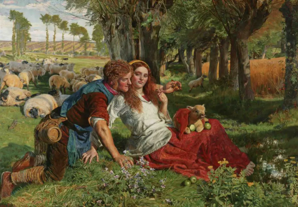 The Hireling Shepherd (1851) By William Holman Hunt
