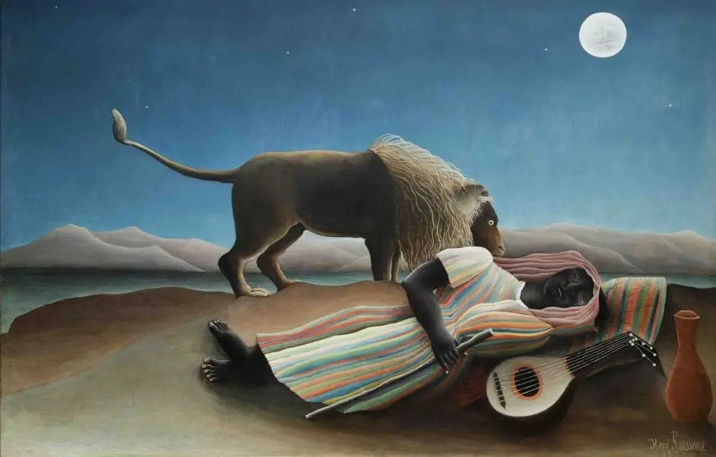 The Sleeping Gypsy (1897) By Henri Rousseau