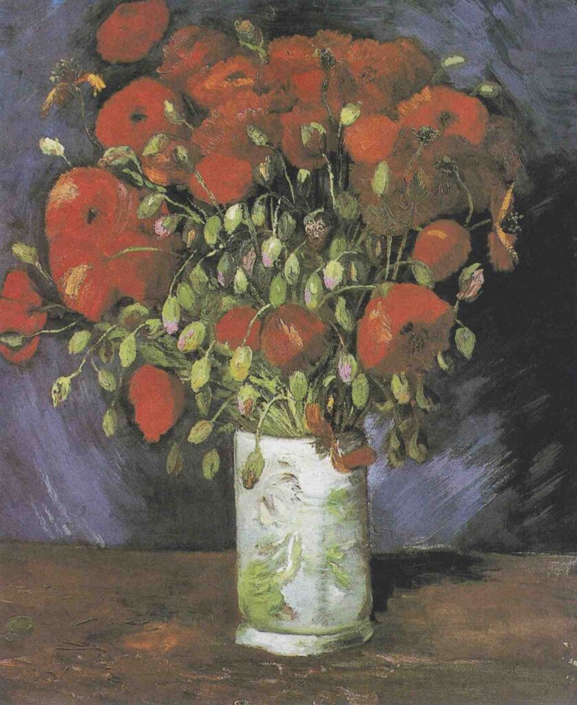 Vase with Poppies