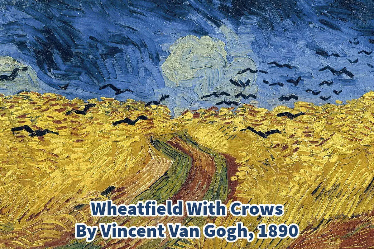 Wheatfield With Crows By Vincent Van Gogh, 1890