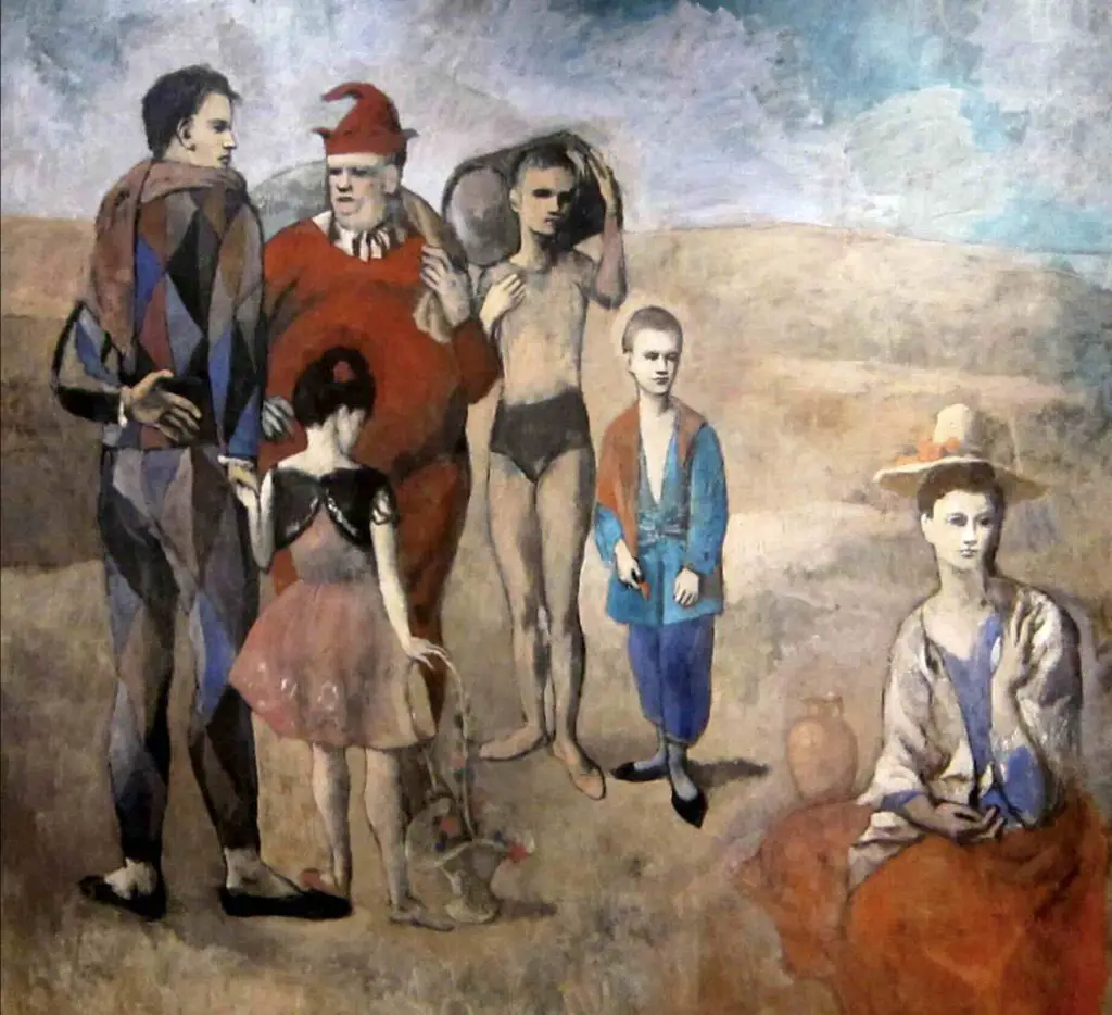 Family of Saltimbanques (1905) By Pablo Picasso