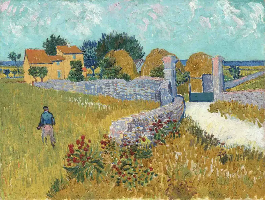 Farmhouse in Provence (1888) By Vincent Van Gogh