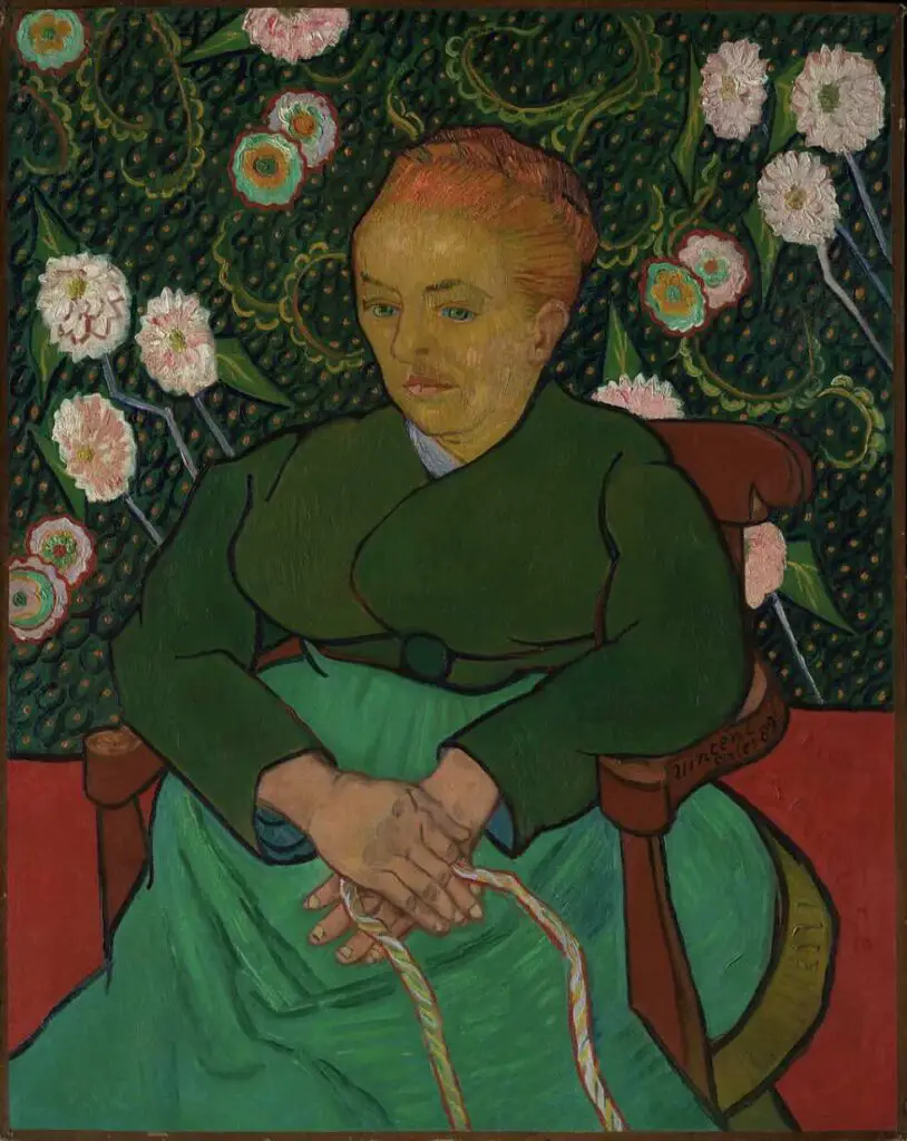 La Berceuse (Augustine Roulin) (1889) By Vincent Van Gogh