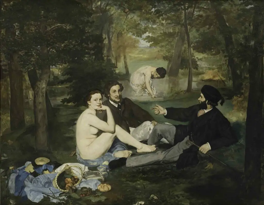 Le déjeuner sur l'herbe (1863) By Édouard Manet