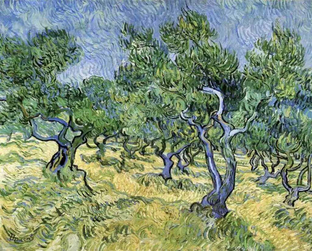 Olive Grove (1889) By Vincent Van Gogh