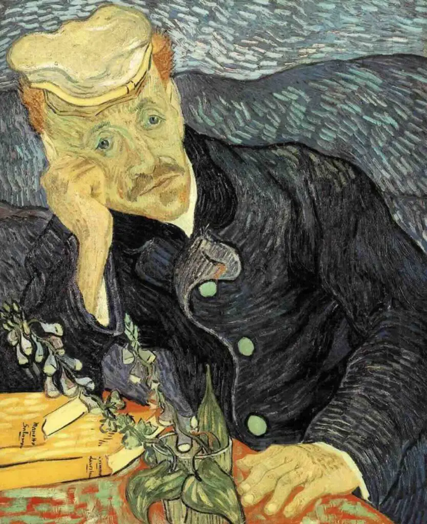 Portrait of Dr. Gachet (Second Version) (1890) By Vincent Van Gogh