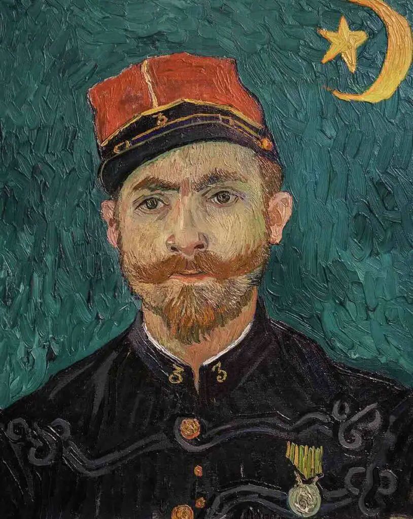 Portrait of Paul-Eugène Milliet (1888) By Vincent Van Gogh