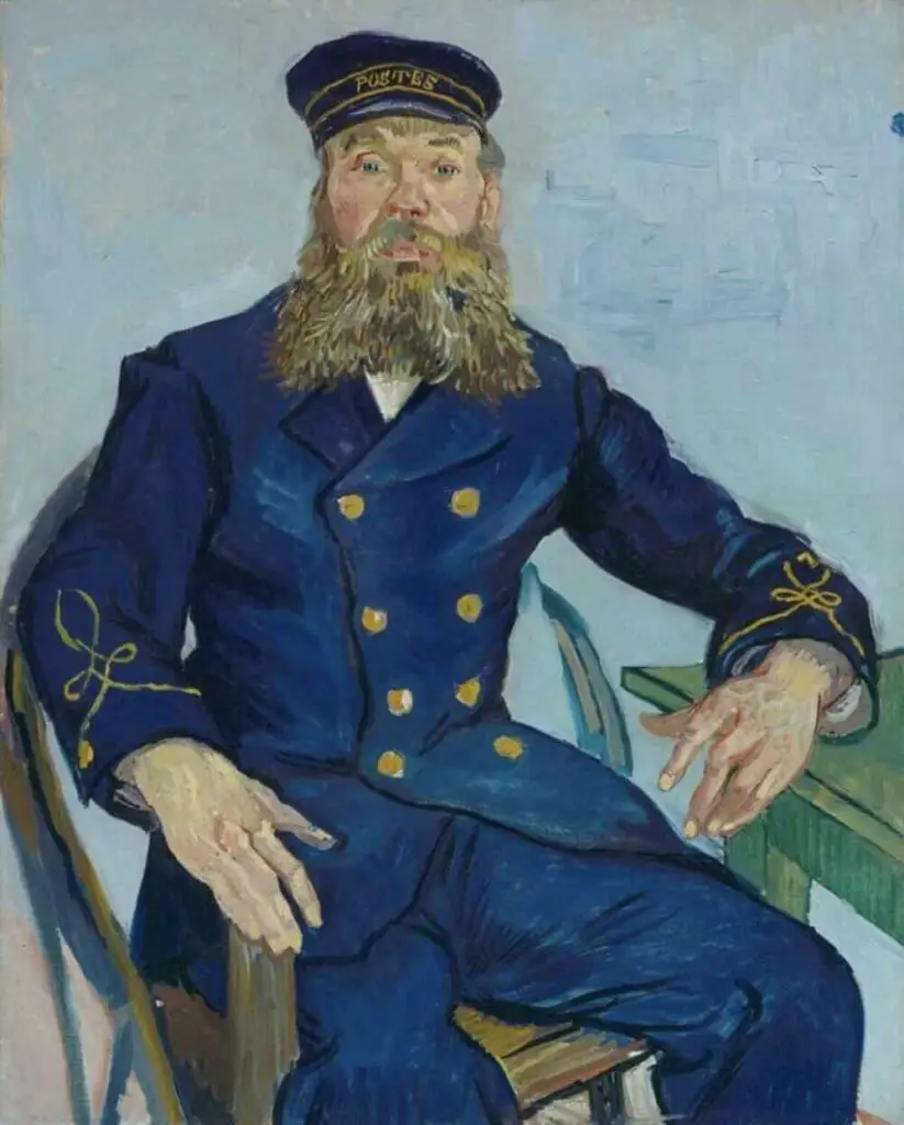 Portrait of the Postman Joseph Roulin (1888) By Vincent Van Gogh
