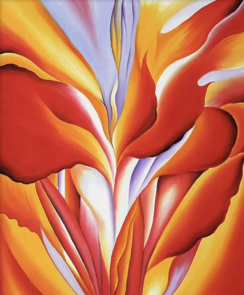 Red Canna (1924) By Georgia O’Keeffe
