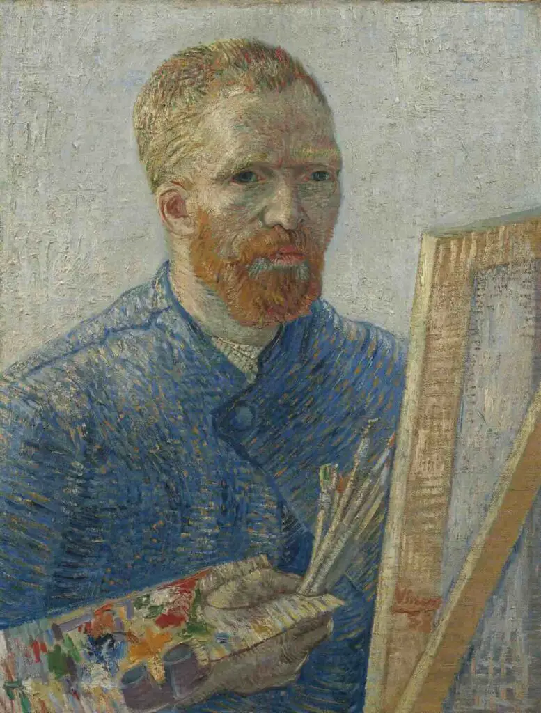 Self-Portrait in Front of the Easel (1888) By Vincent Van Gogh