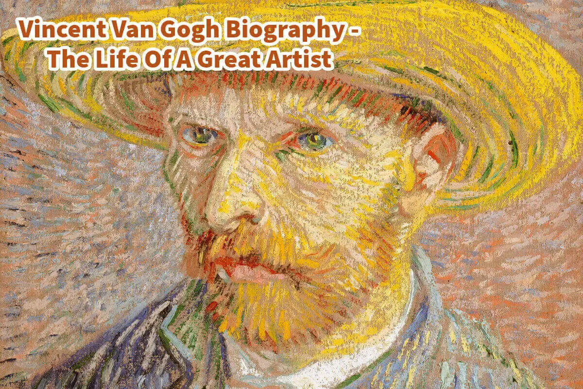 Self-Portrait with a Straw Hat (1887) By Vincent Van Gogh