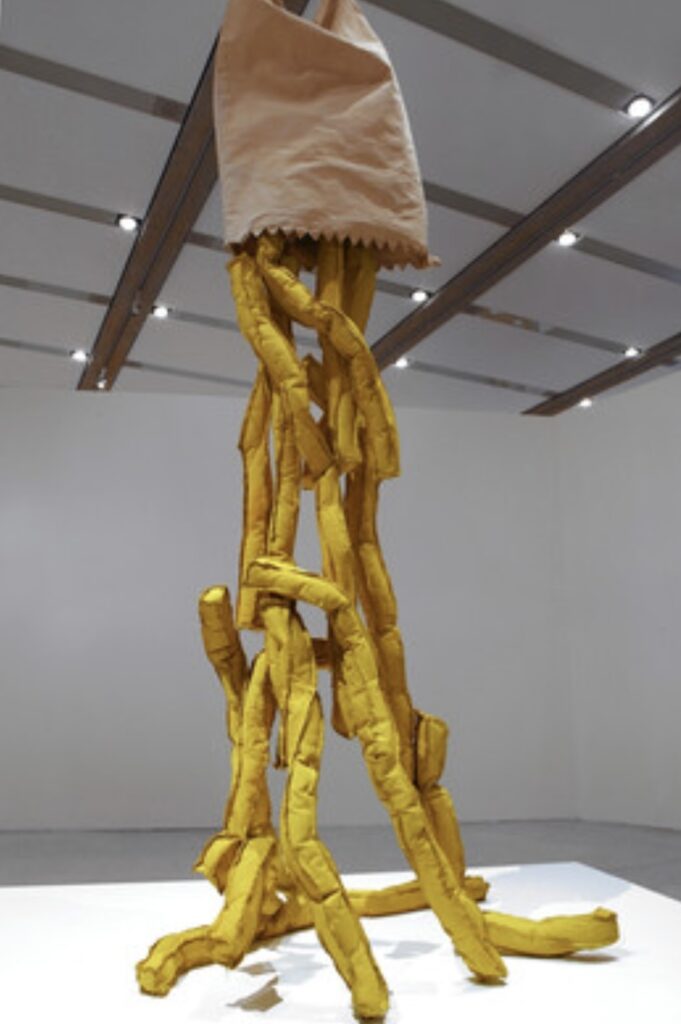 Shoestring Potatoes Spilling From A Bag (1966) By Claes Oldenburg