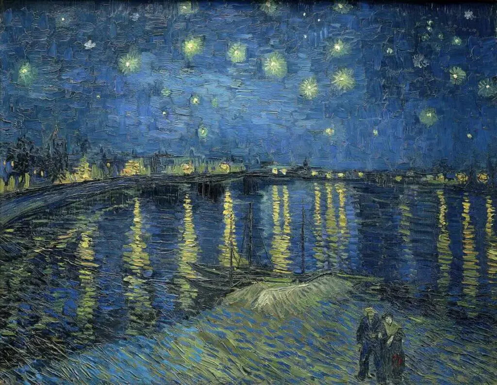Starry Night Over The Rhône (1888) By Vincent Van Gogh