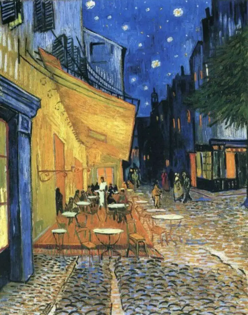 The Café Terrace at Night (1888) By Vincent van Gogh