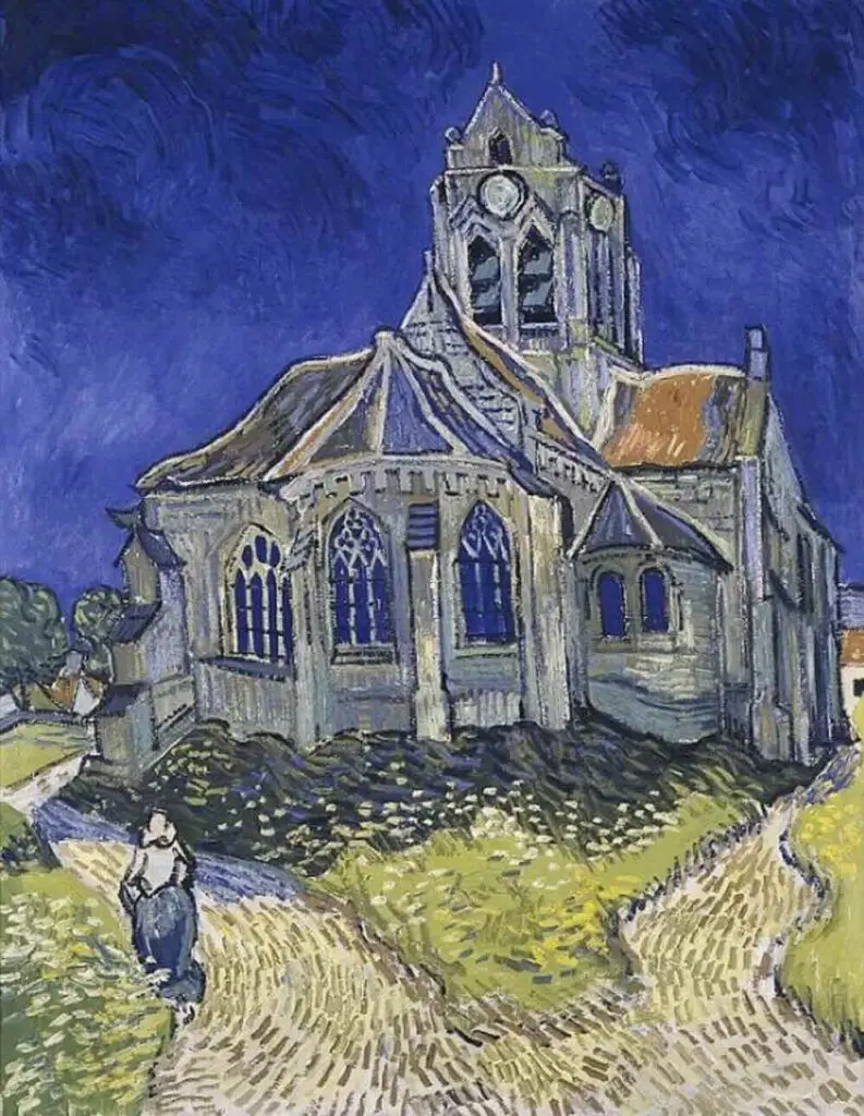 The Church at Auvers (1890) By Vincent Van Gogh