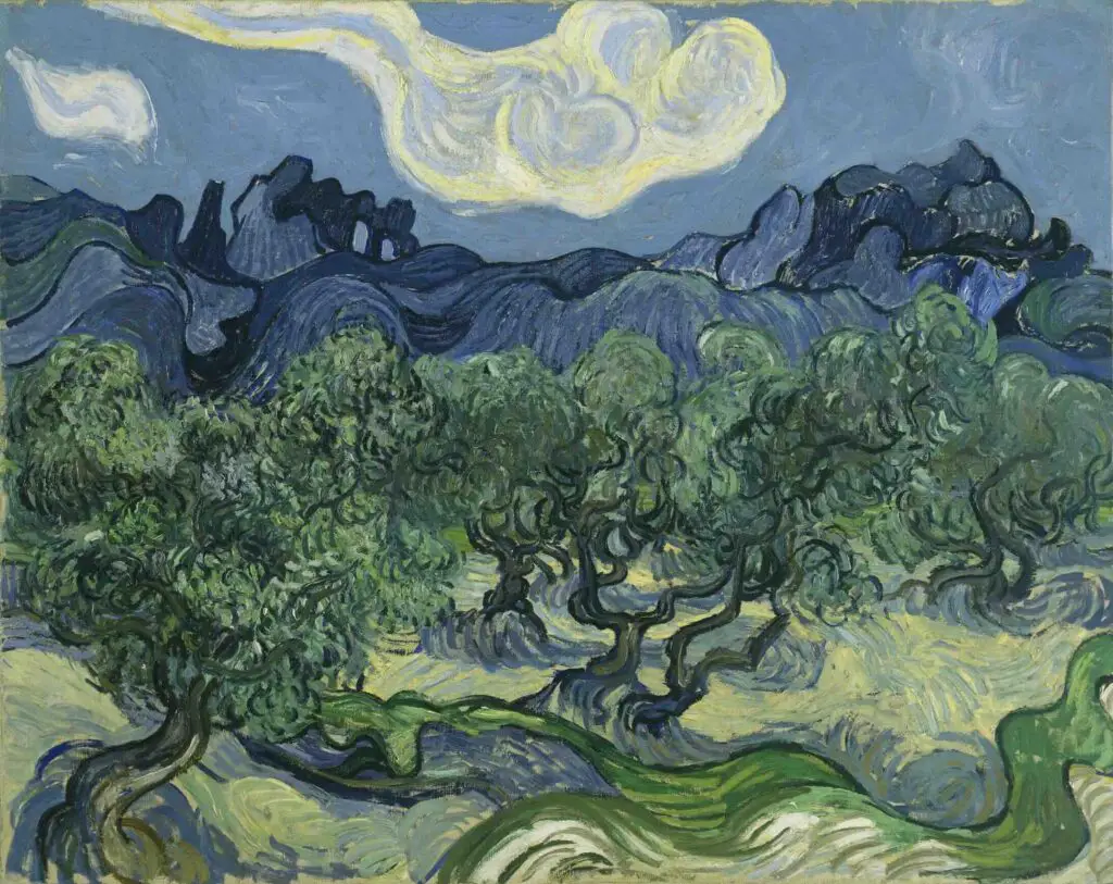 The Olive Trees (1889) By Vincent Van Gogh