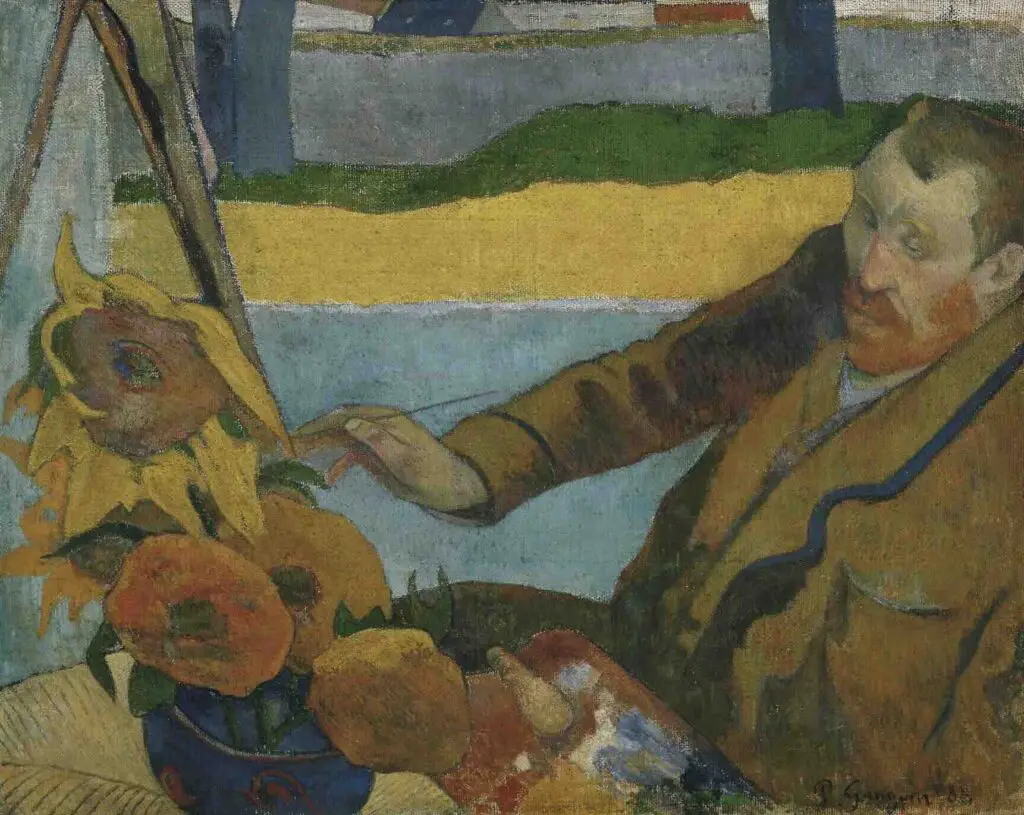 The Painter of Sunflowers (Paul Gauguin) (1888) By Vincent Van Gogh
