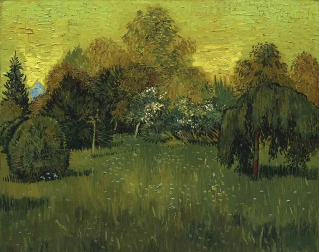 The Poet's Garden (1888) By Vincent Van Gogh