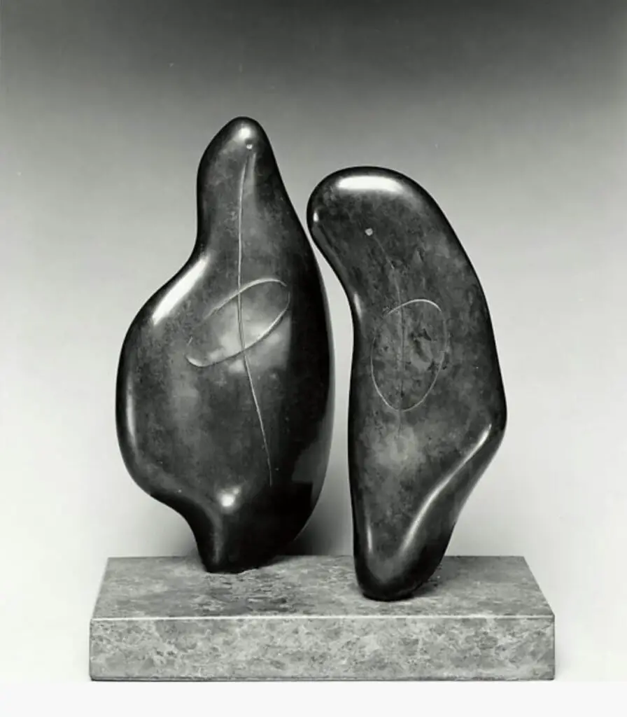 Two Forms (1967) By Henry Moore