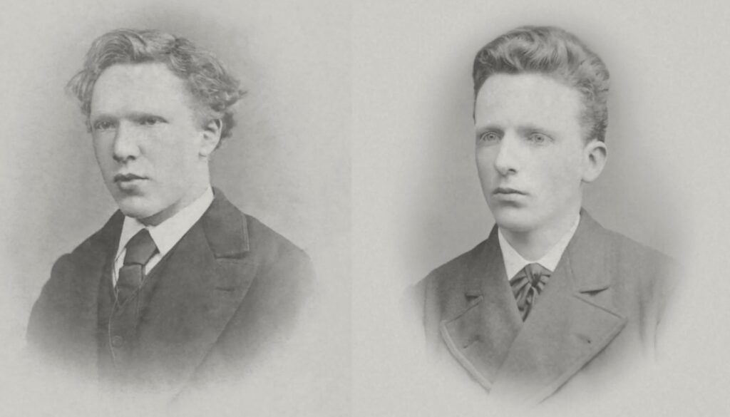 Vincent Van Gogh and His Younger Brother Theo