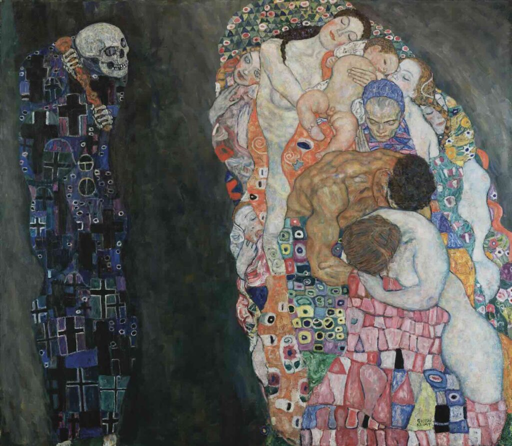 Death and Life, 1910 By Gustav Klimt