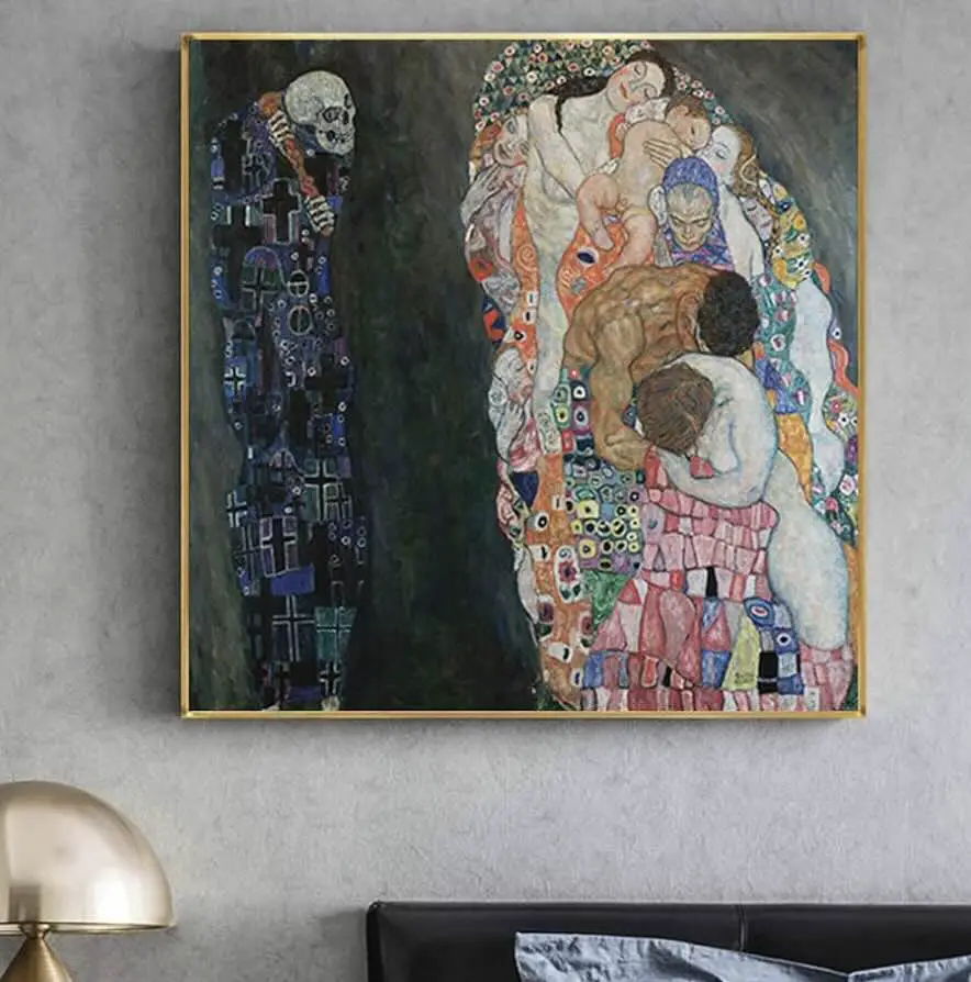 Death and Life, 1910 By Gustav Klimt As A Home Decor