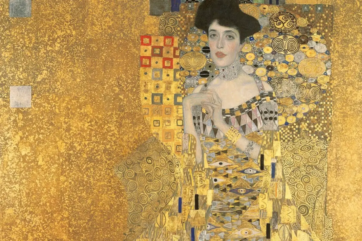 Painting of Gustav Klimt