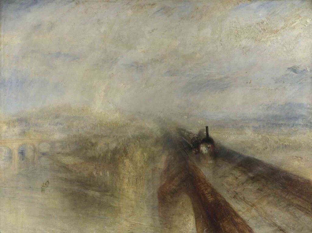 Rain, Steam and Speed – The Great Western Railway (1844) By J.M.W. Turner 