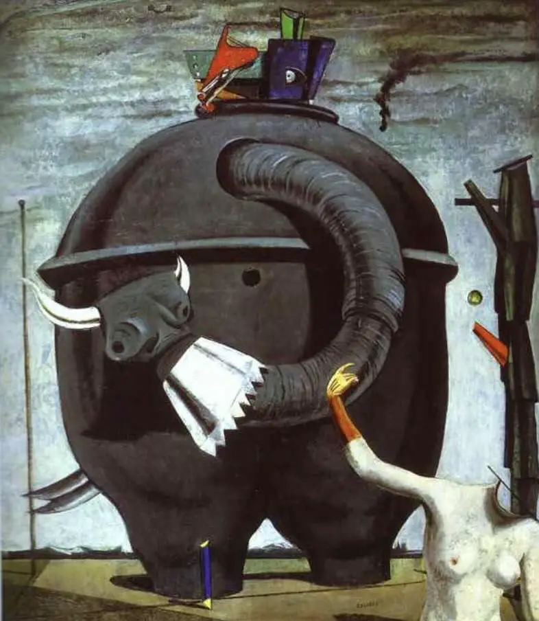 The Elephant Celebes (1921) By Max Ernst