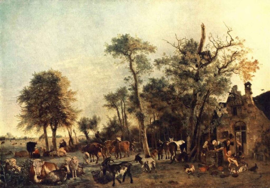 The Large Farm (1648) by Paulus Potter