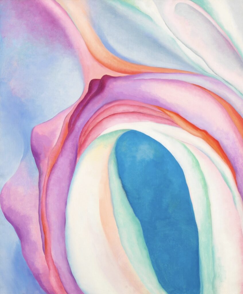 Music, Pink and Blue No. 2 1918 By Georgia O'Keeffe