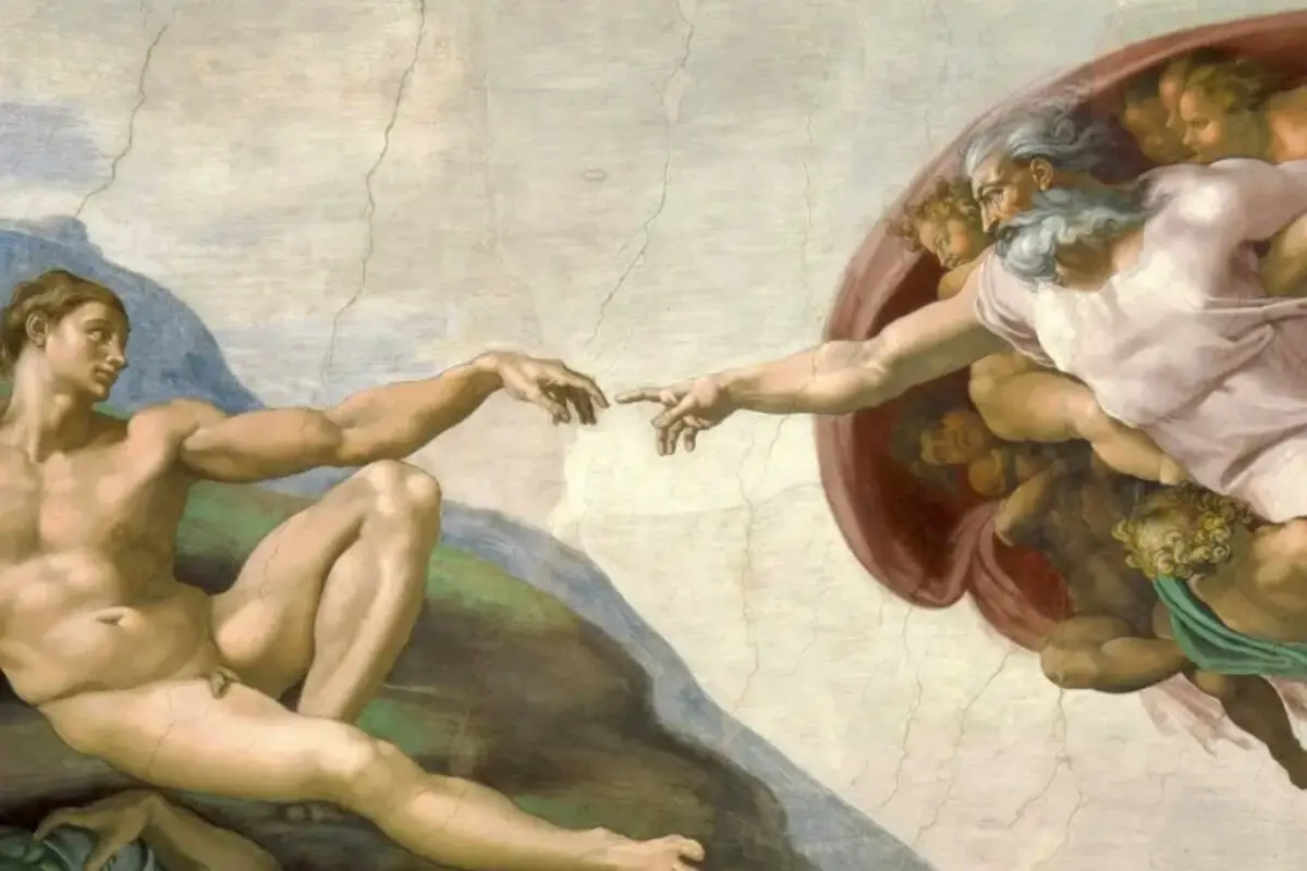 Michelangelo’s Creation: God and Adam
