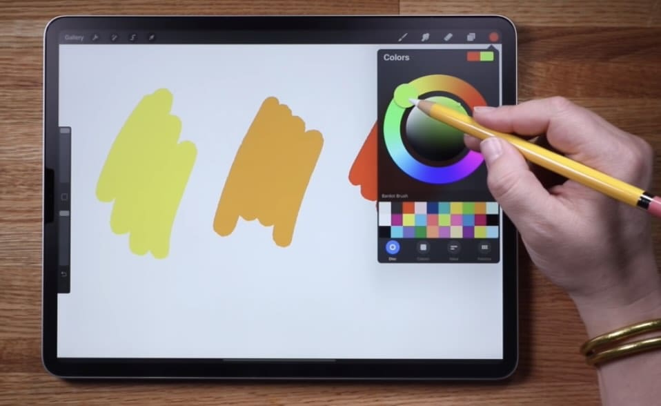 Procreate color picker