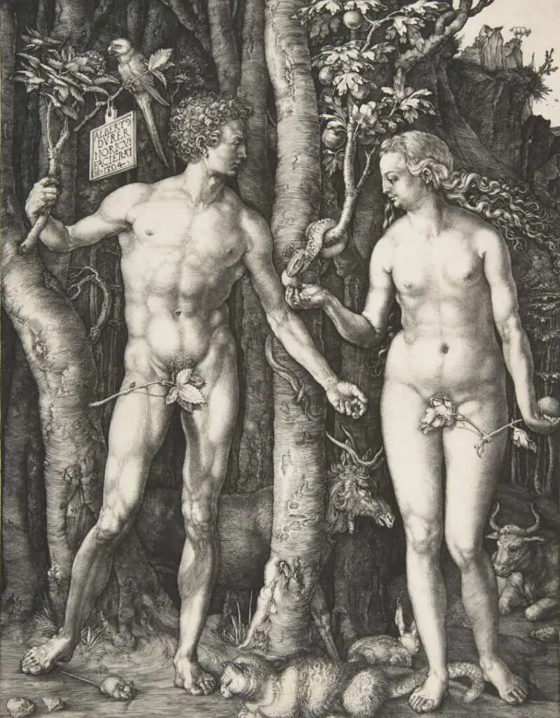 Adam and Eve (1504 ) By Albrecht Dürer