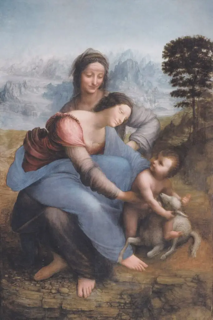 The Virgin and Child with St. Anne By Leonardo da Vinci
