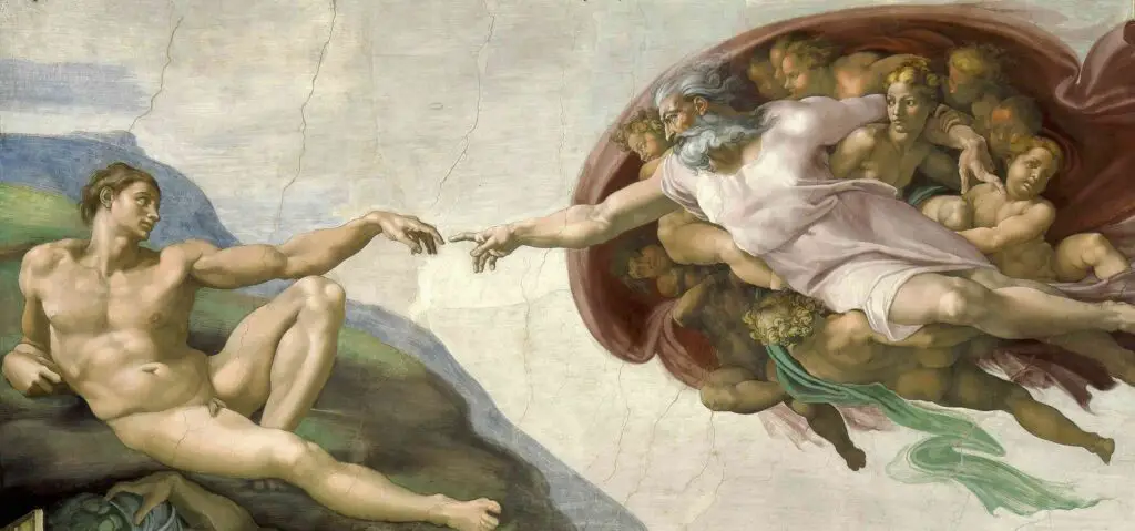 Creation of Adam By Michelangelo