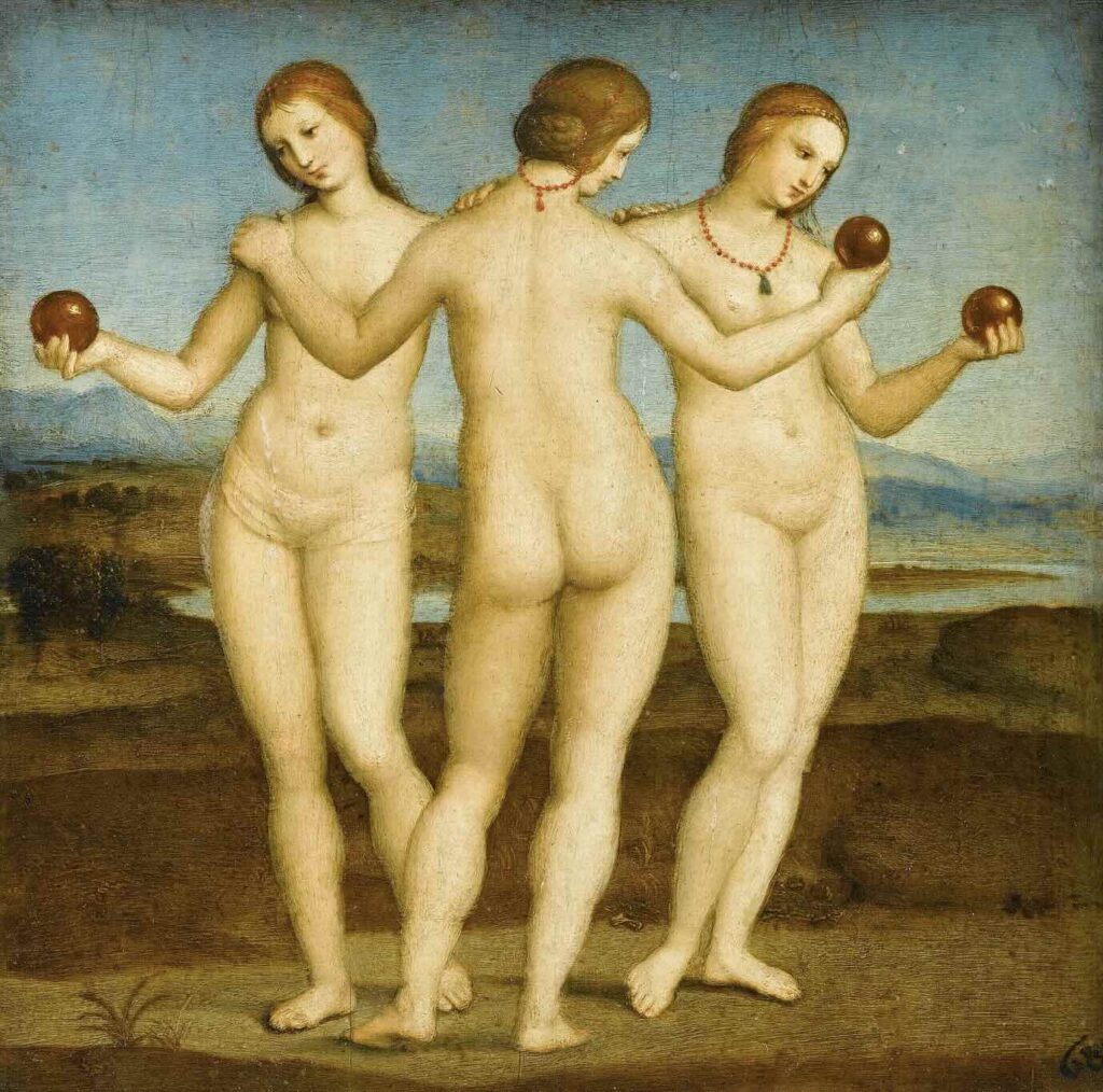 The Three Graces (1503–1505) By Raphael