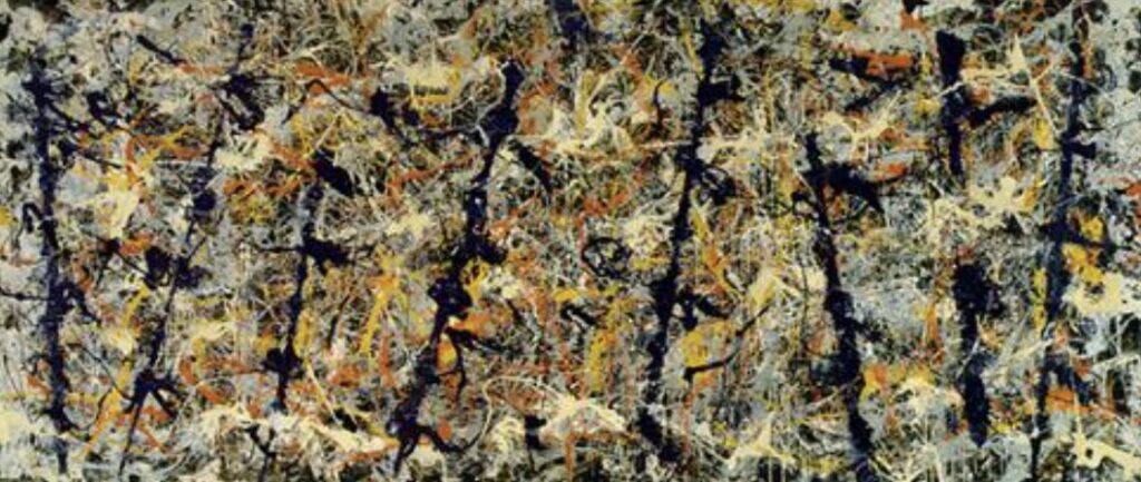 Blue Poles (1952) by Jackson Pollock