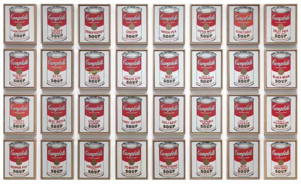 Campbell’s Soup Cans (1962) By Andy Warhol